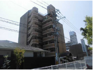 広島市西区南観音、マンションの外観画像です