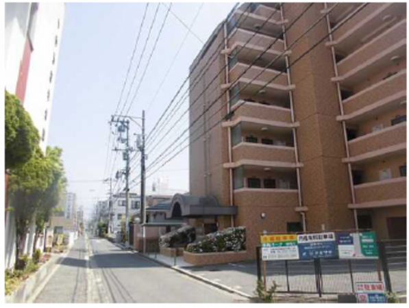 広島市西区南観音、マンションの外観画像です