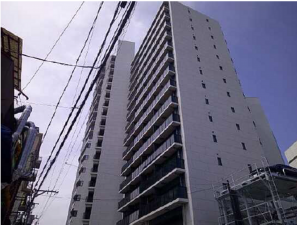 広島市南区大須賀町、マンションの外観画像です