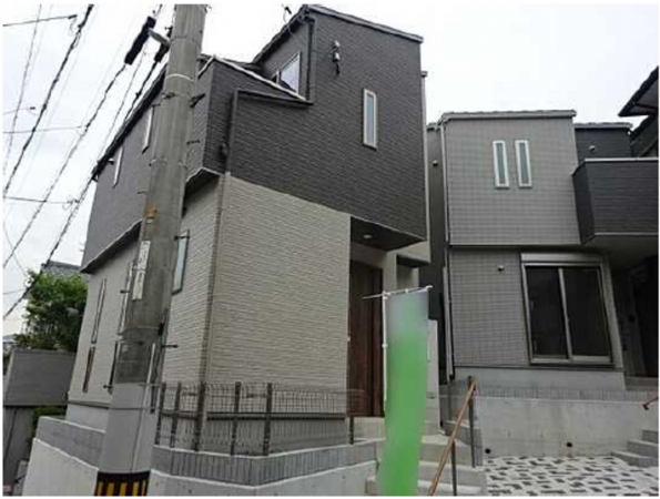 広島市南区青崎、新築一戸建ての外観画像です