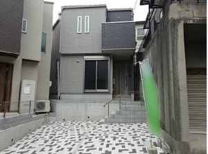 広島市南区青崎、新築一戸建ての外観画像です