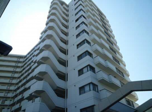 広島市中区江波南、マンションの外観画像です