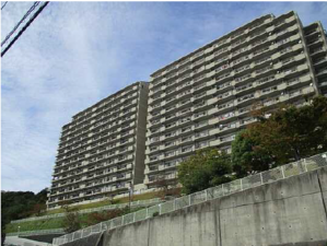広島市西区井口台、マンションの外観画像です
