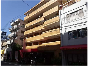 広島市中区舟入本町、マンションの外観画像です