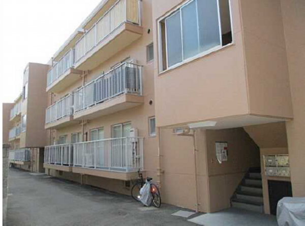 広島市西区田方、マンションの外観画像です