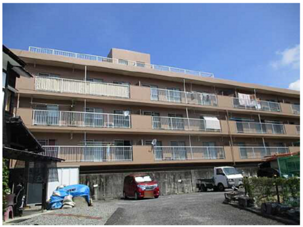 広島市西区田方、マンションの外観画像です