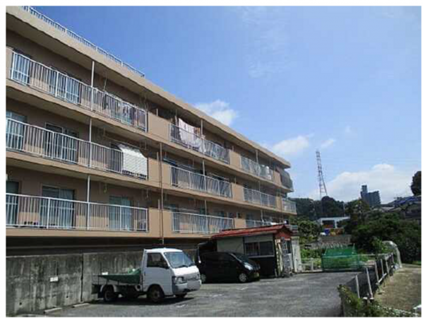 広島市西区田方、マンションの外観画像です