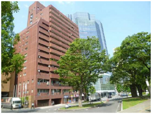 広島市中区中町、マンションの外観画像です