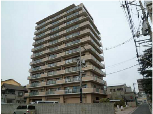 広島市中区江波南、マンションの外観画像です