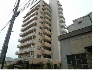 広島市中区江波南、マンションの外観画像です