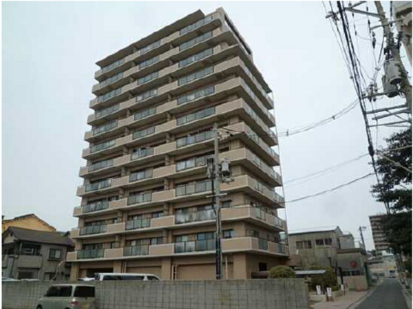 広島市中区江波南、マンションの外観画像です
