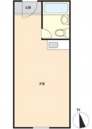 広島市中区十日市町、収益物件/マンションの間取り画像です