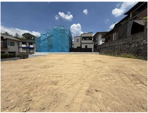 広島市東区上温品、土地の画像です