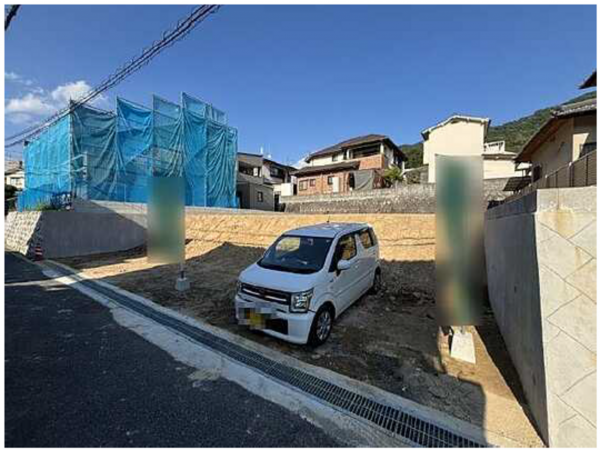 広島市東区上温品、土地の画像です