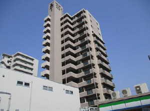 広島市西区観音町、マンションの外観画像です