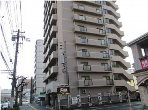 広島市西区観音町、マンションの外観画像です