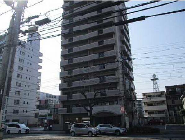 広島市西区観音町、マンションの外観画像です