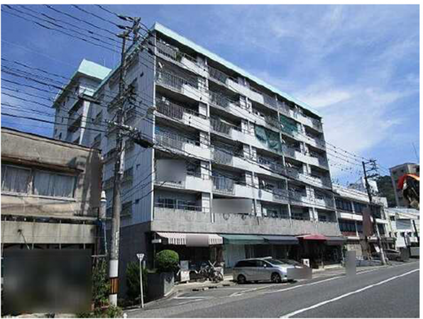 広島市東区牛田本町、収益物件/店舗の外観画像です