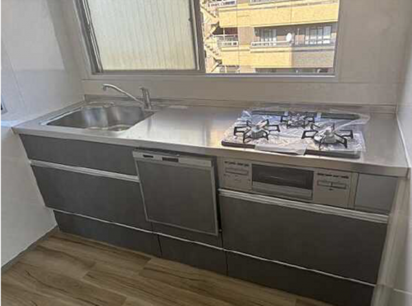 広島市中区大手町、マンションのキッチン画像です