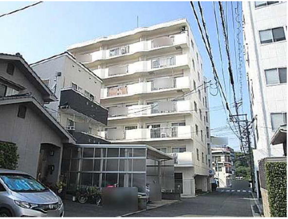 広島市東区二葉の里、マンションの外観画像です