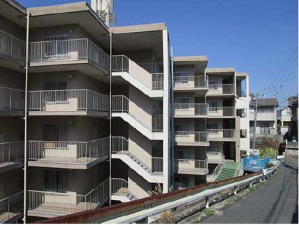 広島市東区牛田新町、収益物件/マンションの外観画像です