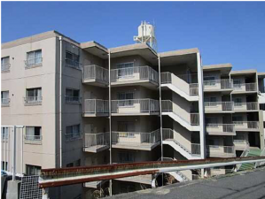 広島市東区牛田新町、収益物件/マンションの外観画像です