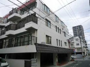 広島市南区宇品御幸、マンションの外観画像です