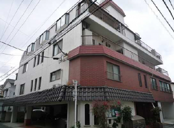 広島市南区宇品御幸、マンションの外観画像です