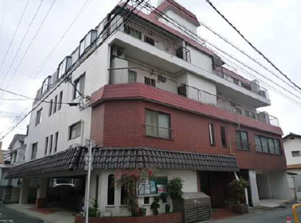 広島市南区宇品御幸、マンションの外観画像です