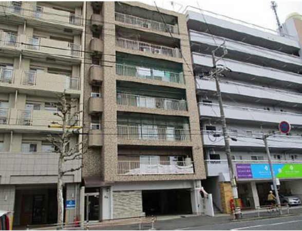 広島市西区庚午中、マンションの外観画像です