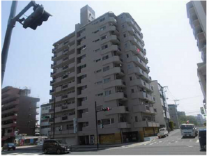 広島市西区中広町、マンションの外観画像です
