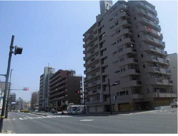 広島市西区中広町、マンションの外観画像です