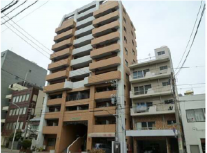 広島市中区宝町、マンションの外観画像です