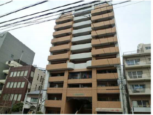 広島市中区宝町、マンションの外観画像です