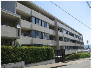 広島市西区三滝本町、マンションの外観画像です
