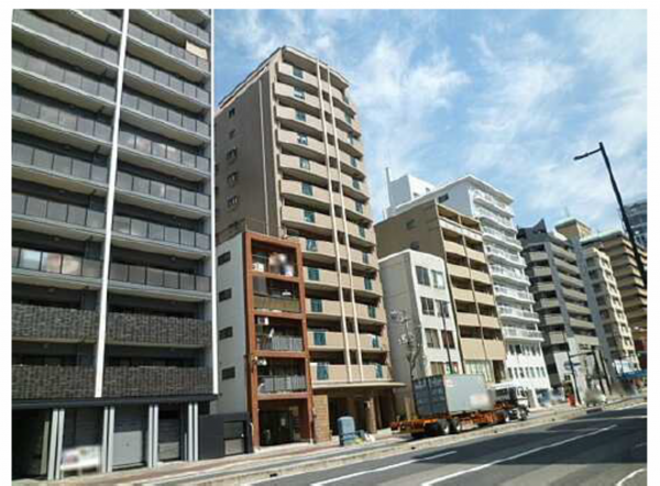 広島市中区大手町、マンションの外観画像です