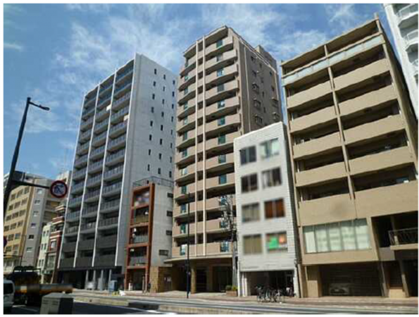 広島市中区大手町、マンションの外観画像です