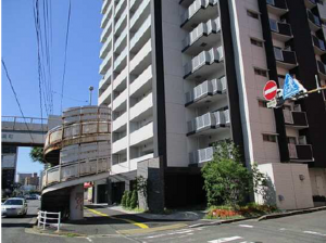 広島市西区天満町、マンションの外観画像です