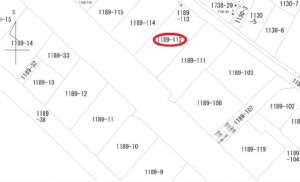 広島市西区己斐上、土地の間取り画像です