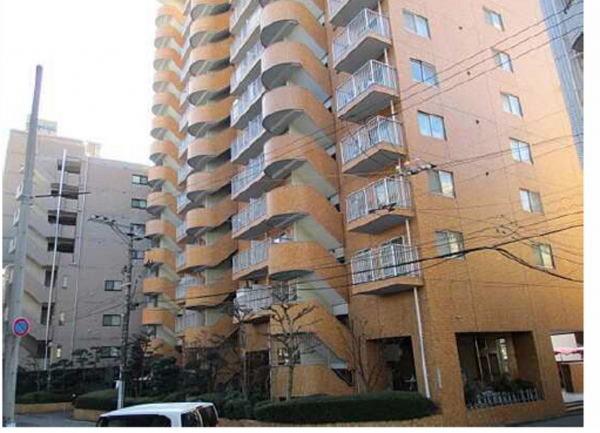 広島市西区横川町、マンションの外観画像です