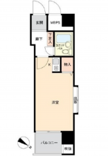 広島市南区大須賀町、マンションの間取り画像です