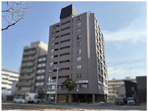 広島市中区河原町、マンションの外観画像です