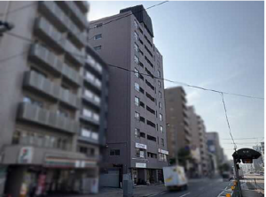 広島市中区河原町、マンションの外観画像です