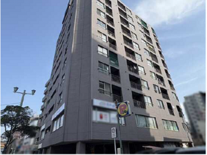 広島市中区河原町、マンションの外観画像です