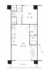 広島市中区吉島東、マンションの間取り画像です