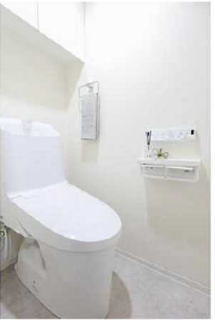 広島市東区中山南、マンションのトイレ画像です