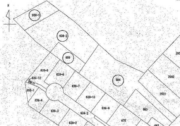 名古屋市緑区東神の倉、土地の間取り画像です