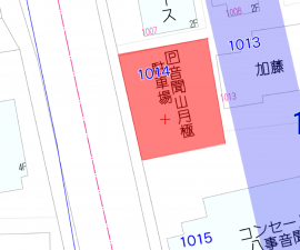 名古屋市天白区音聞山、土地の間取り画像です