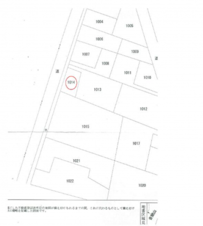 名古屋市天白区音聞山、土地の画像です