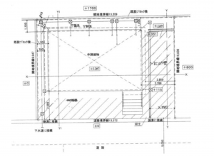 名古屋市天白区平針南、土地の間取り画像です